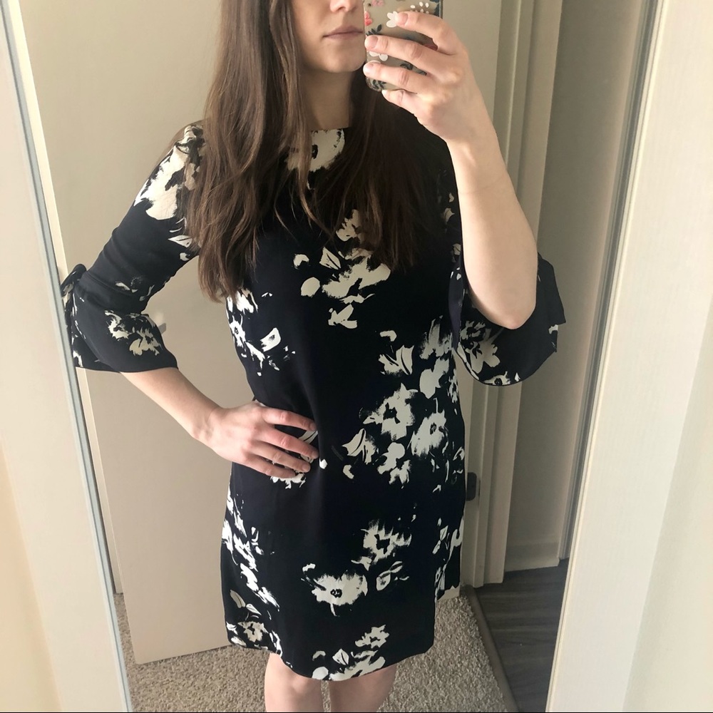 H&M floral shift dress